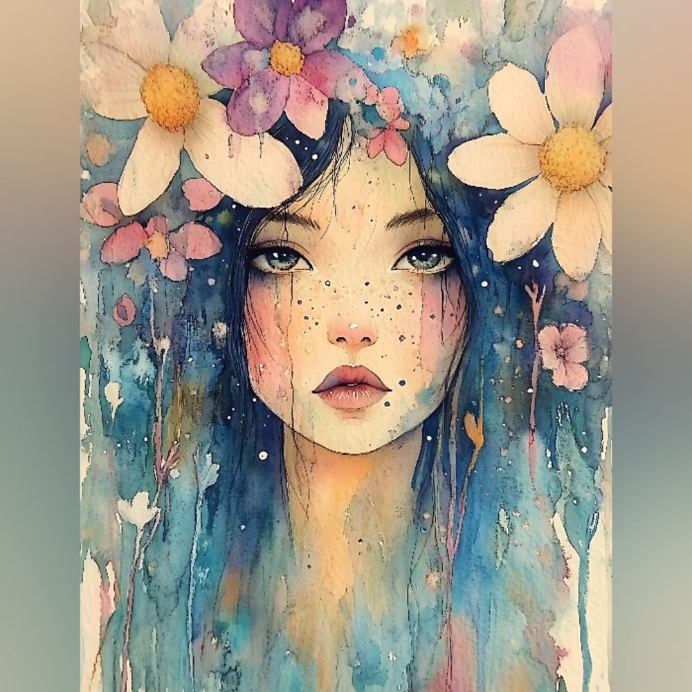 Beautiful Water Color Print